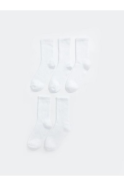LC Waikiki LCW Детски чорапи до глезена Basic за момчета, комплект от 5 броя (W5)