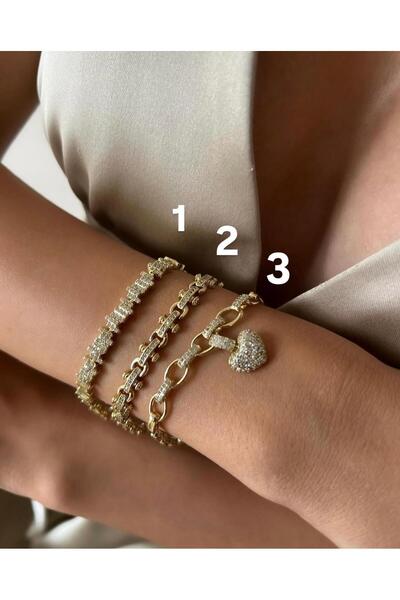 XUPING JEWELRY XUPİNG 14 K ALTIN RENGİ VİP SERİ BİLEKLİK 17 +3 CM 3NUMARALI ÜRÜN