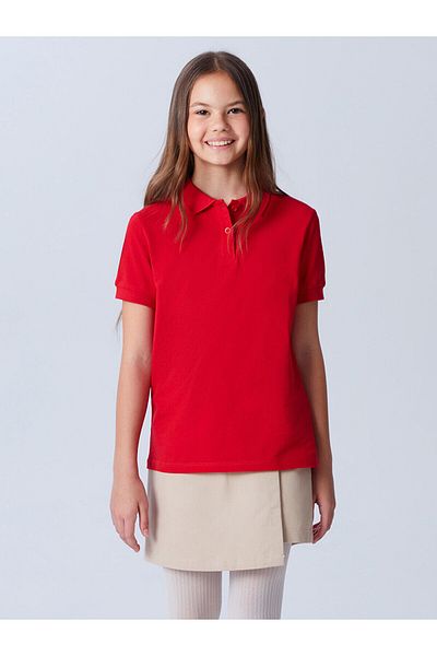 LC Waikiki New Season Polo Neck Girl's T-Shirt