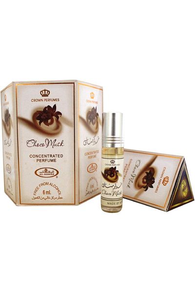 Olive Gold 0.2 Choco Musk Perfume Oil by Al Rehab, Crown Perfume, 6ml