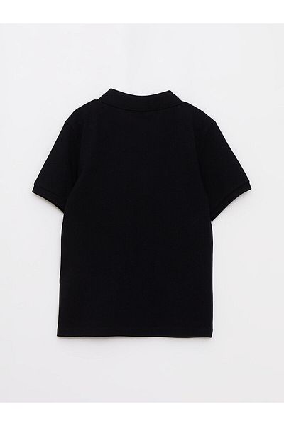 LC Waikiki Polo Neck Basic Short Sleeve Cotton Boy's T-Shirt