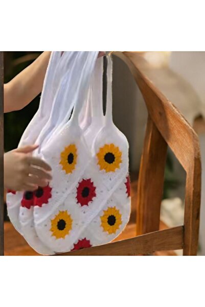 Charme Elegant geantă de damă tricotată manual