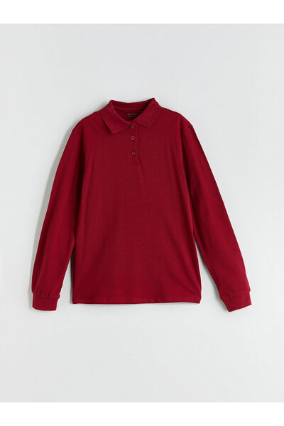 LC Waikiki New Season Polo Neck Girl's T-Shirt