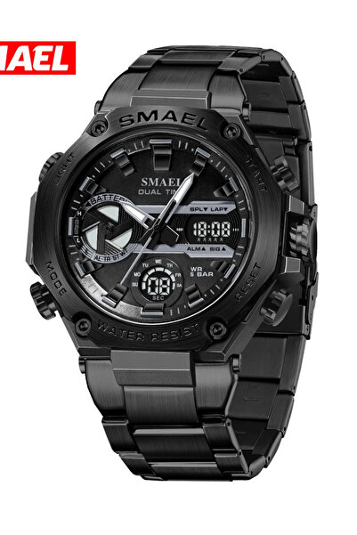 SMAEL 8097 Casual Design Metal Spor Erkek Kol Saati