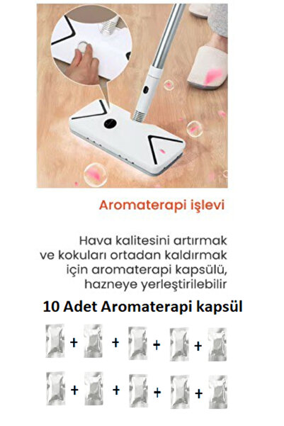 woodhub Çok Fonksiyonlu Buharlı Temizleyici ve Aromaterapi Kapsülü, Hijyen ve...