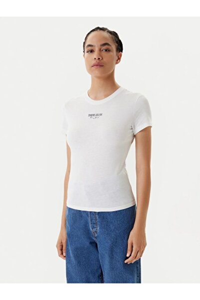 Tommy Hilfiger TJW SLIM ESSENTIAL LOGO2 TEE EXT