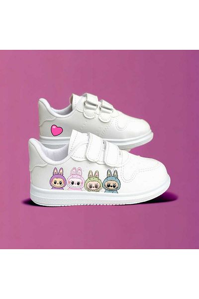 bhk desing Colorful Labubiks Printed Children's Sports Shoes Sneaker