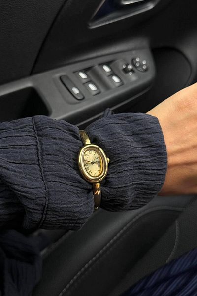 keisy Paola Handcuff Women's Wristwatch Gold (Yellow Dial)