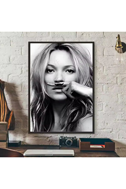 512 STORE Kate Moss 1974 Estetik Moda İkon Duvar Dekor Modern Çerçevesiz Poster