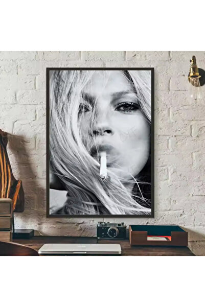 512 STORE Kate Moss 1974 Estetik Moda İkon Duvar Dekor Modern Çerçevesiz Poster