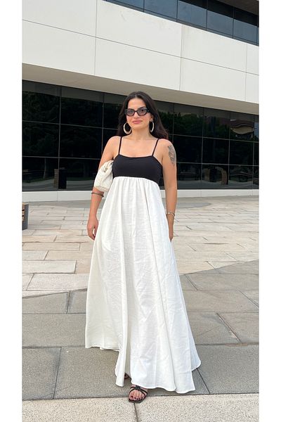 Butik Ekru Maxi Linen Dress