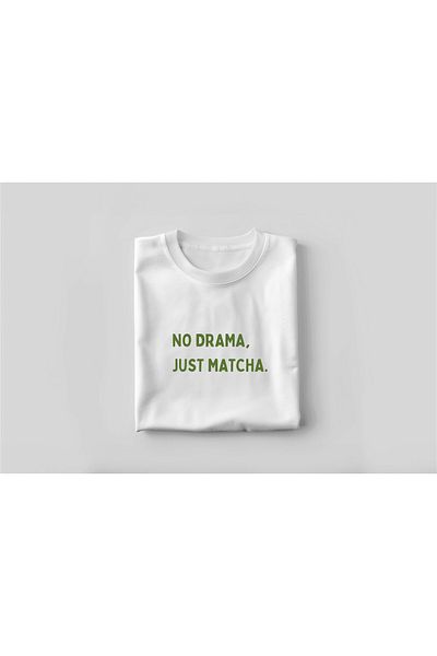 YEACHY Women Matcha Drama Printed T-Shirt