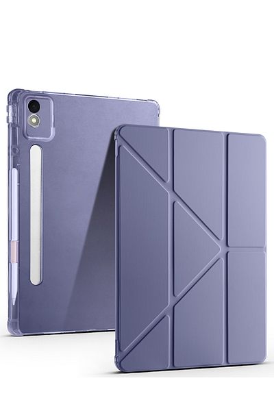 Nezih Case Lenovo Idea Tab Pro 12.7” Tb373Fu Compatible Tri Folding Smart Case with Pen Compartment and Sleep Mode