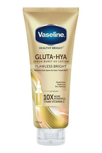 Vaseline لوشن للبشرة من هيلثي برايت لتفتيح البشرة وتوازن الرطوبة مع حماية من الشمس، 330 مل