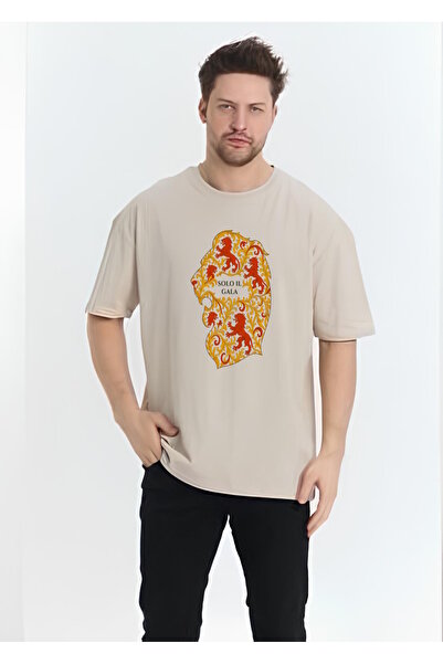 Elvellon Oversize, Unisex,Solo il Gala Gs Aslan Tasarım Tişört