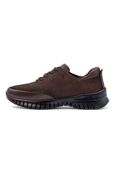 Voyager 9406 Women's Khaki Leather Comfort Shoes Brown