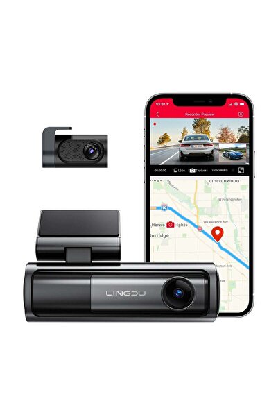 LINGDU LD06 5G WiFi Dash Cam Front and Rear – 5K Dash Camera for Cars, Super ...