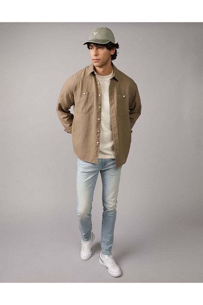 AMERICAN EAGLE AE Relaxed Fit Everyday Shirt