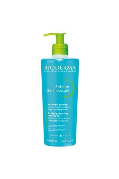Bioderma Foaming Cleansing Gel for Oily Skin 500ml by