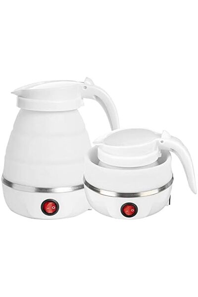 Twinkle Mart Portable Folding Electric Kettle, Fast Boiling Foldable Electric Kettle for Travel Food Grade Silico