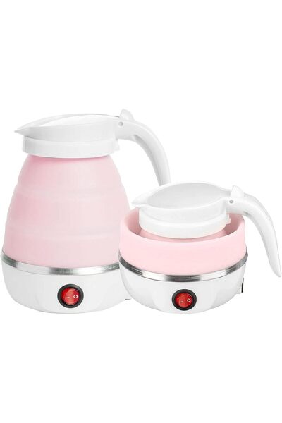 Twinkle Mart Portable Folding Electric Kettle Fast Boiling Foldable Electric Kettle for Travel Food Grade Silicon