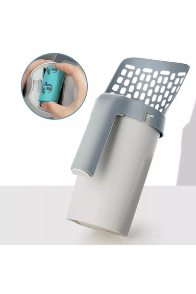 OEM Lopată pentru așternut pentru pisici cu sac de deșeuri detașabil integrat...