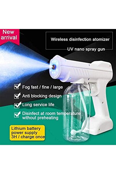 Twinkle Mart Nano Electric Disinfection Steam Gun with Blue Light (1200W, 800ml)