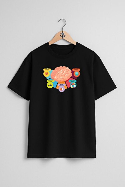 Bahriyeli Collection تي شيرت للجنسين بتصميم كبير الحجم لمنع مرض الزهايمر