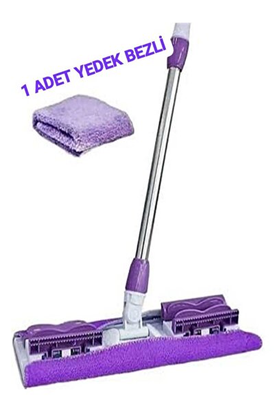 woodhub Uzun Kol Mikrofiber Temizlik Mopası, Pratik ve Hafif Temizlik Aracı