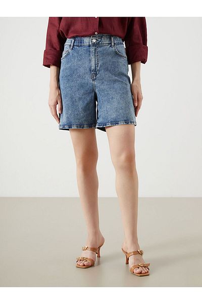 LC Waikiki Lcwaikiki Classic Women's Elastic Waist Shorts