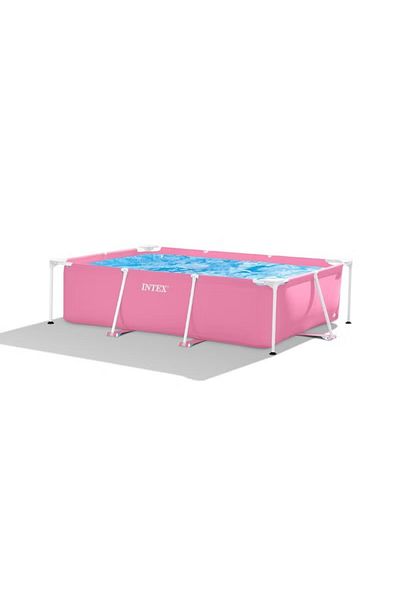rexa Pink Rectangular Frame Above Ground Pool – 220×150×60 cm