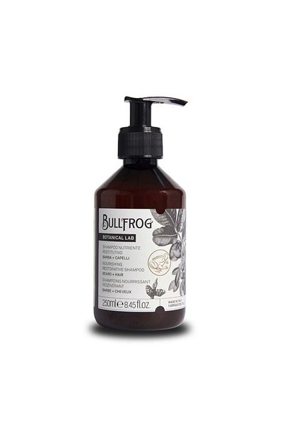 Bullfrog Șampon pentru păr și barbă Șampon nutritiv și reparator 250 ml