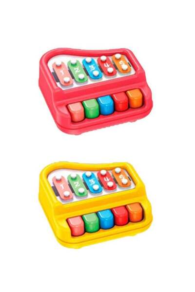 LIXADA بيانو صوتي للأطفال بخمسة مفاتيح