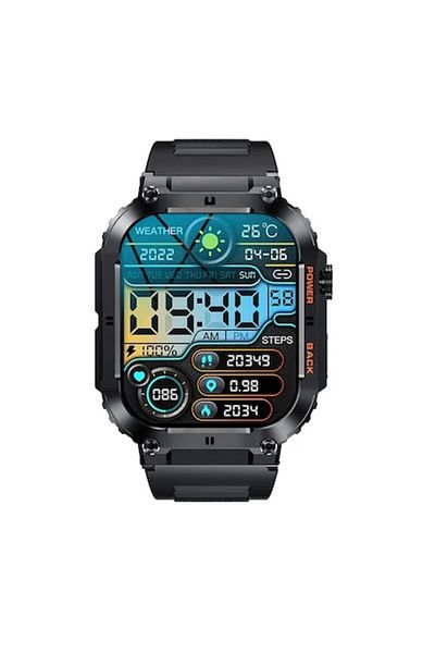 Acfapro Smartwatch ACFAPRO™, 1.96" IPS HD Display, Bluetooth, Oximeter, Sleep & Heart Rate Monitoring, Wir
