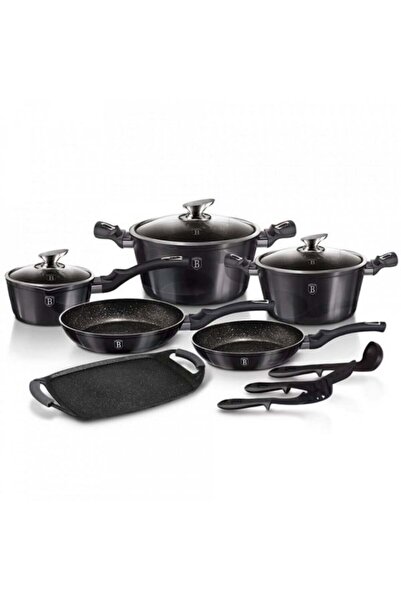 Berlinger Haus Set oale si tigai (14 piese) Metallic Line Carbon Pro Edition ...