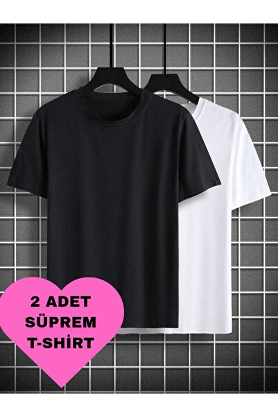 FİTGO Women's 2-Piece Crew Neck T-Shirt