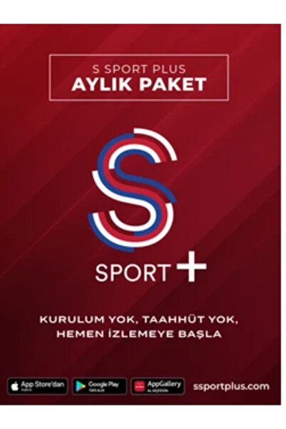 S SPORT Plus 1 Aylık Paket Kodu