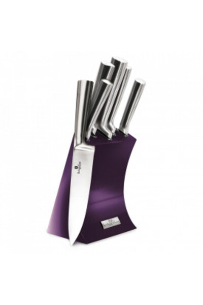 Berlinger Haus Stainless steel knife set (6 pieces) Purple Eclipse Collection Berlinger Haus BH 2671