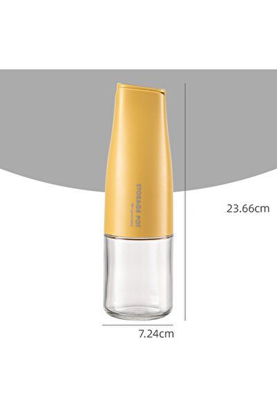 Flippy Automatic Oil Bottle for Kitchen Liquids, 550 ml, Yellow