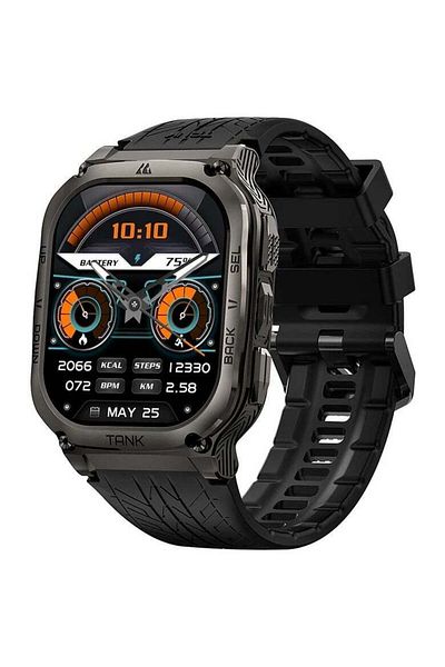 Kospet Tank M3 Smartwatch, GPS, Bluetooth Calling | Shockproof & 5ATM Waterproof up to 50 meters | 1
