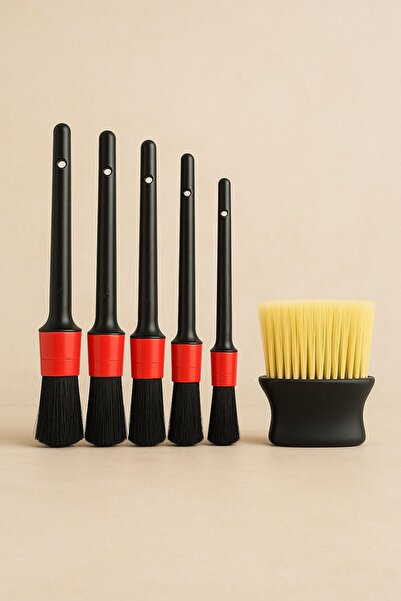 Kelepir Fırsatlar 6’lı Detay Temizlik Fırçası Seti – Araç İçi, Klavye,Temizleme Fırça