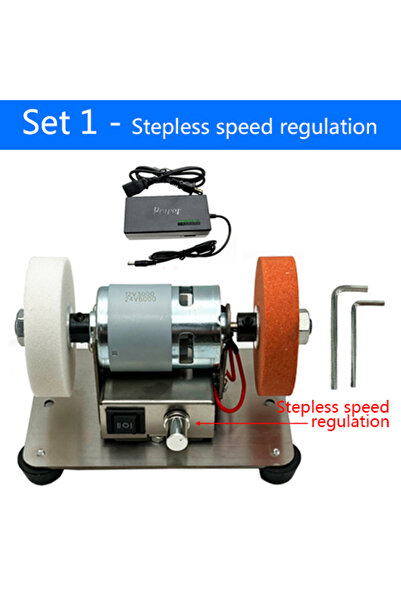 Choice1 مجموعة 3: آلة طحن مزدوج بقوة 100 واط، محرك طحن طاولة القطع الأثرية، ت...