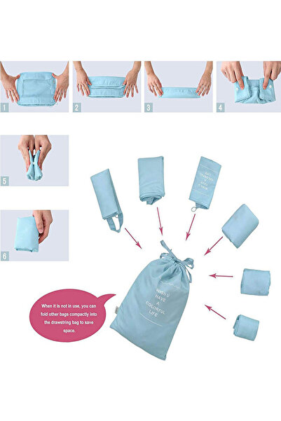 Generic 7-piece Travel Organizer Luggage Set Storage Bag