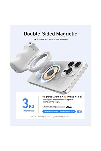 TELESIN Fun Shot Magnetic Grip