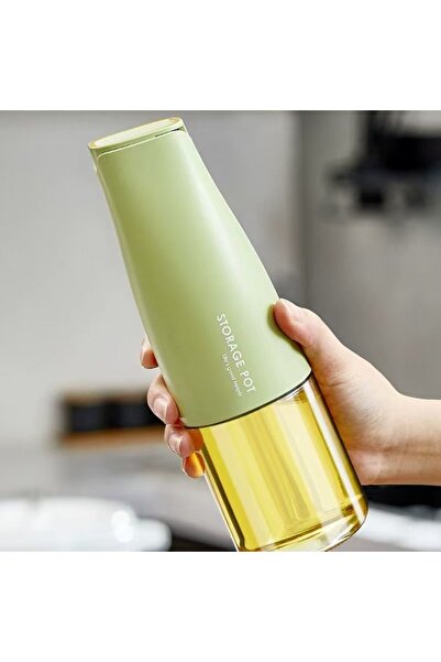 Flippy Automatic Oil Bottle for Kitchen Liquids, 550 ml, Green
