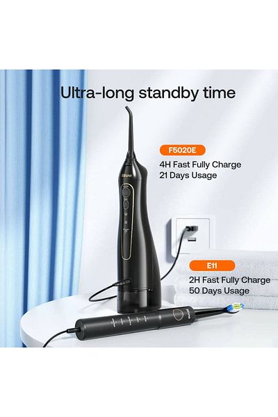 Bitvae Oral Care | E 11 Electric Toothbrush + F 5020 E Oral Irrigator