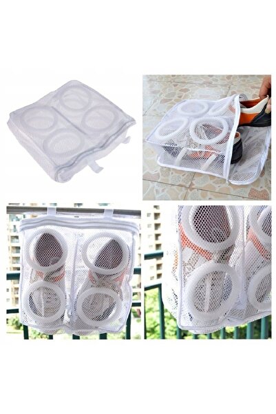 Flippy Shoe Washing Bag for Washing Machine, 36x30x12 cm, White