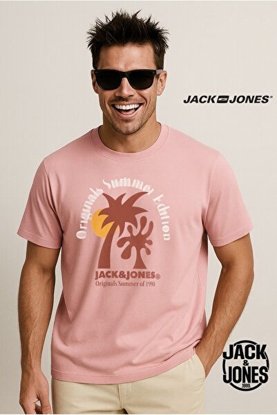 Jack & Jones Ανδρικό μπλουζάκι με τυπωμένο λογότυπο J&J JJDOWN Tickled A1111