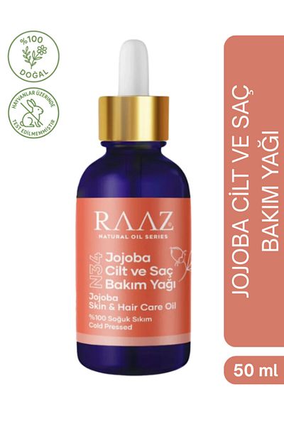 RAAZ Jojoba Oil Hair and Skin Care Oil 100% Pure and Natural