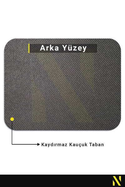 nilizma Χαριτωμένο Mouse Pad Shark - 23 cm x 19 cm - Αντιολισθητική βάση για χρήση στο σπίτι και στο γραφείο